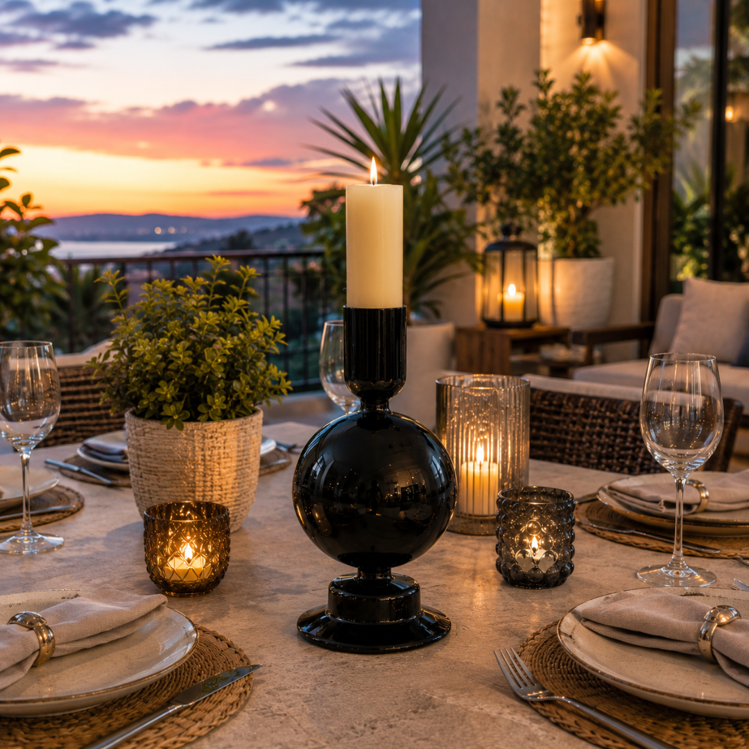 Centre de table bougies