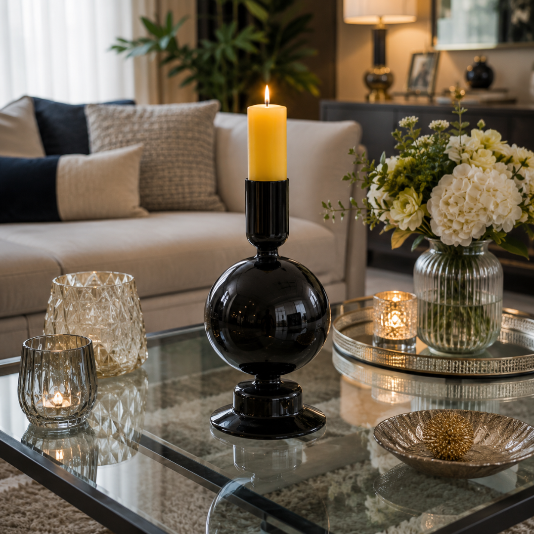 Centre de table bougies