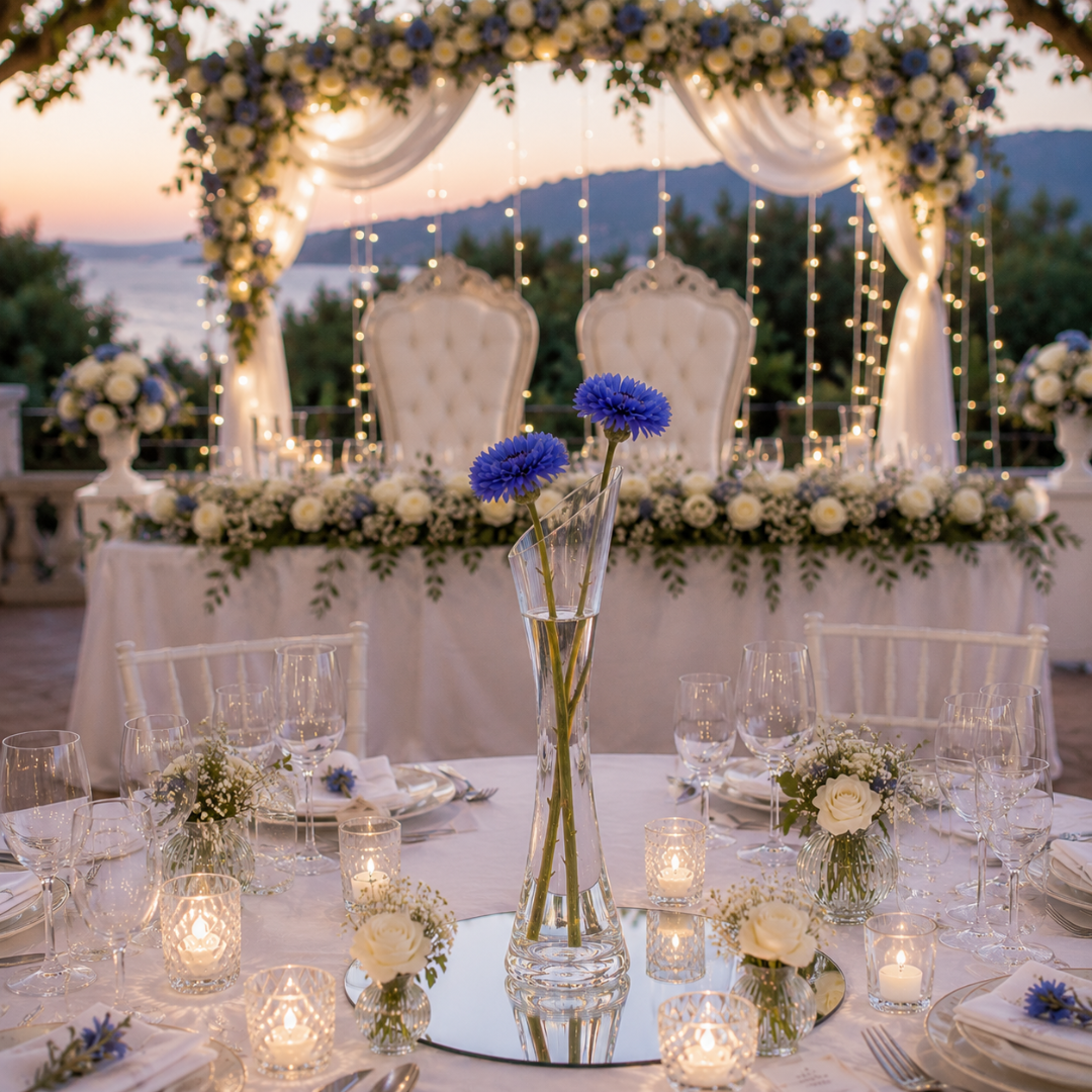 Centre de table pour mariage champetre