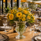 Coupe en verre centre de table