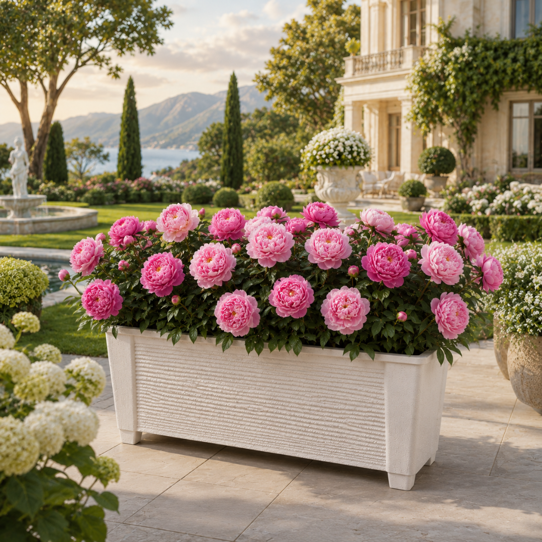 Jardinière plastique 1m