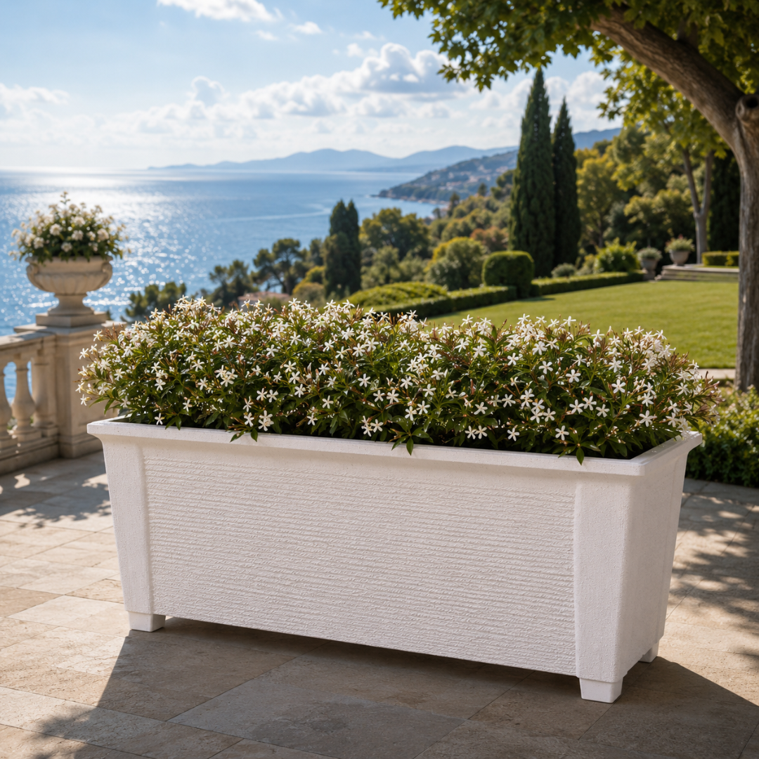 Jardinière plastique 1m