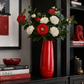 Grand vase rouge design