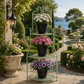 Colonne pour plante extérieur