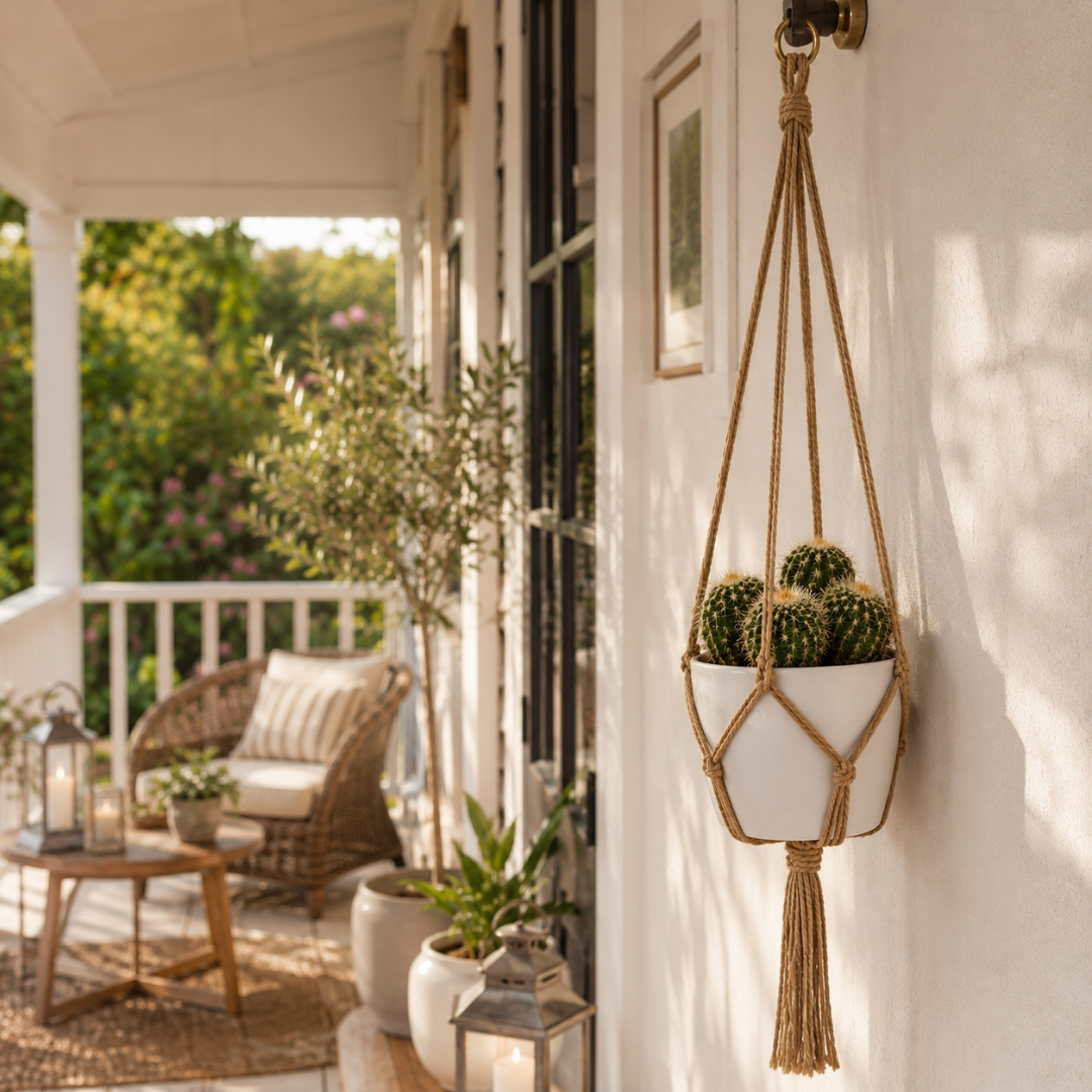 Suspension murale plante