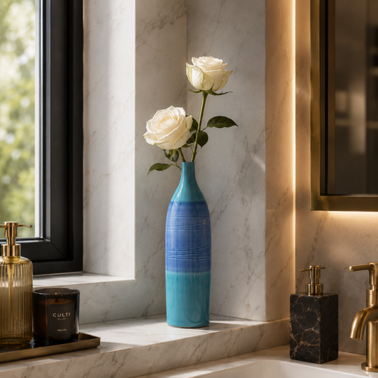 Grand vase bouteille