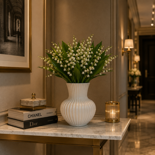 Vase porcelaine blanche