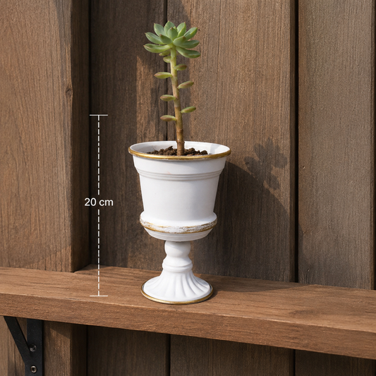 Petit vase medicis en fonte