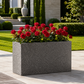 Jardinière haute rectangulaire extérieur