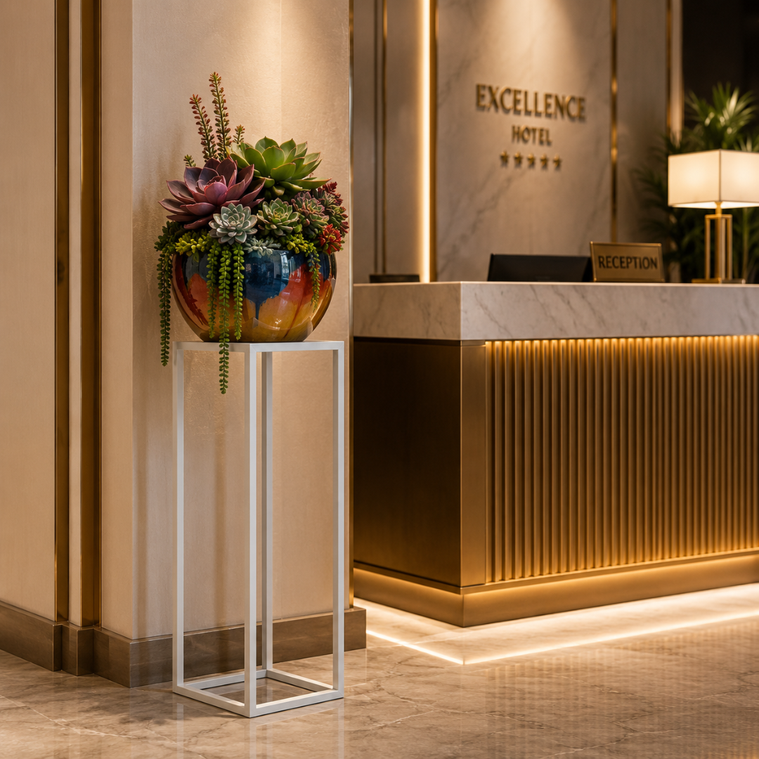 Colonne pour poser une plante