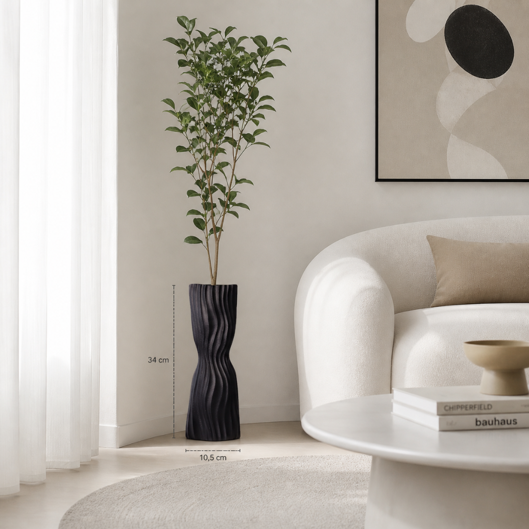 Grand vase noir design