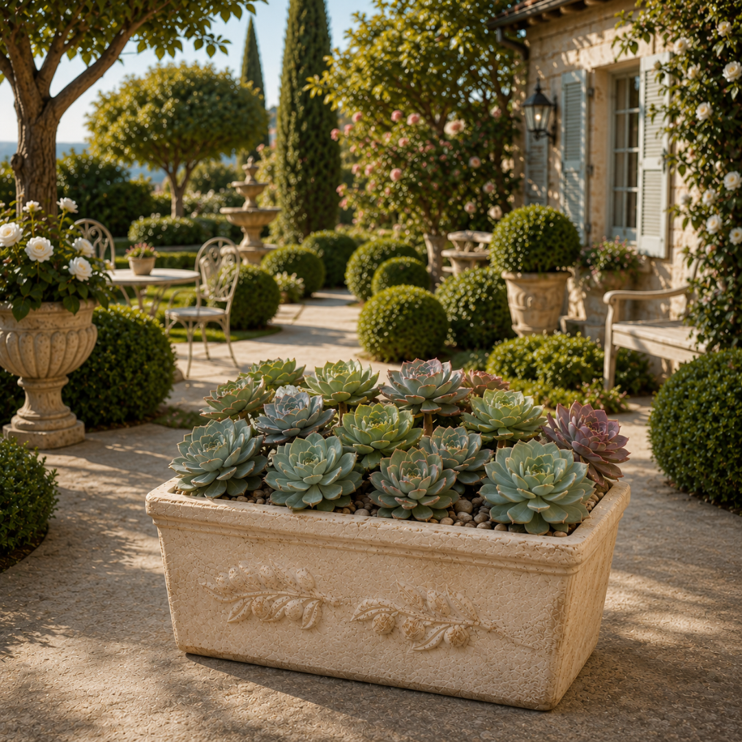 Jardinière terre cuite 50 cm