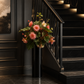 Grand vase noir brillant