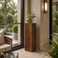 Colonne en bois pour plante