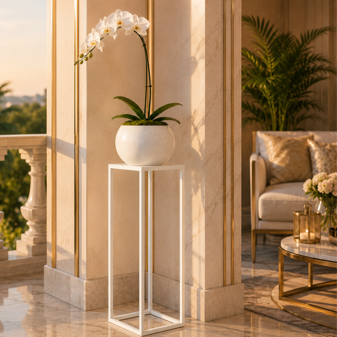 Colonne pour poser une plante