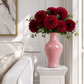 Grand vase rose poudré