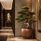 Grand vase marron
