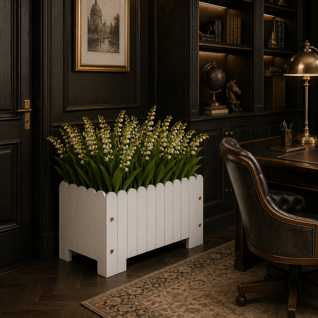 Bac à fleurs intérieur moderne