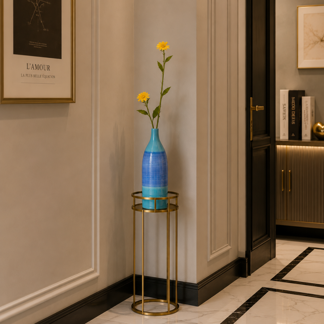 Grand vase bouteille