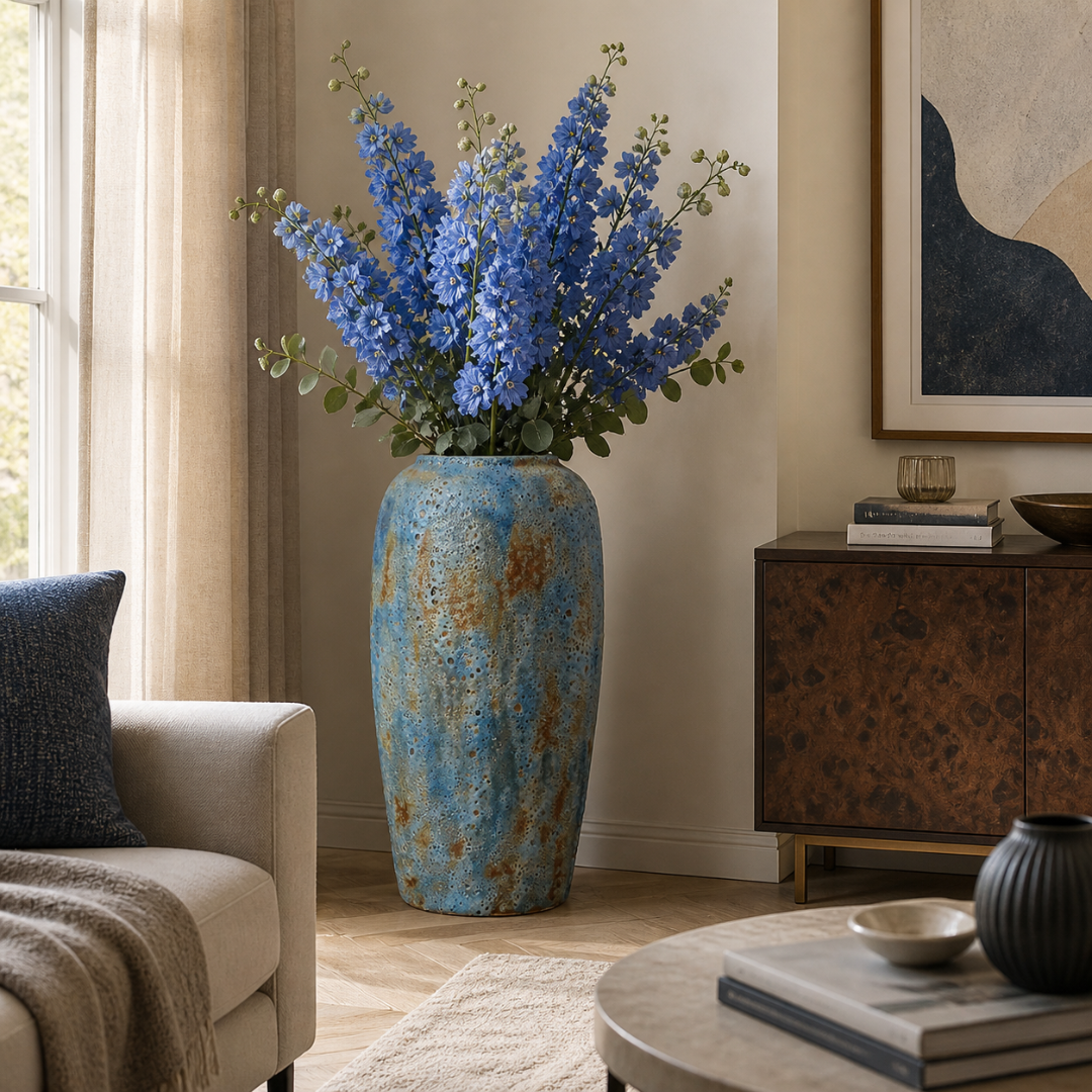 Grand vase chinois porcelaine