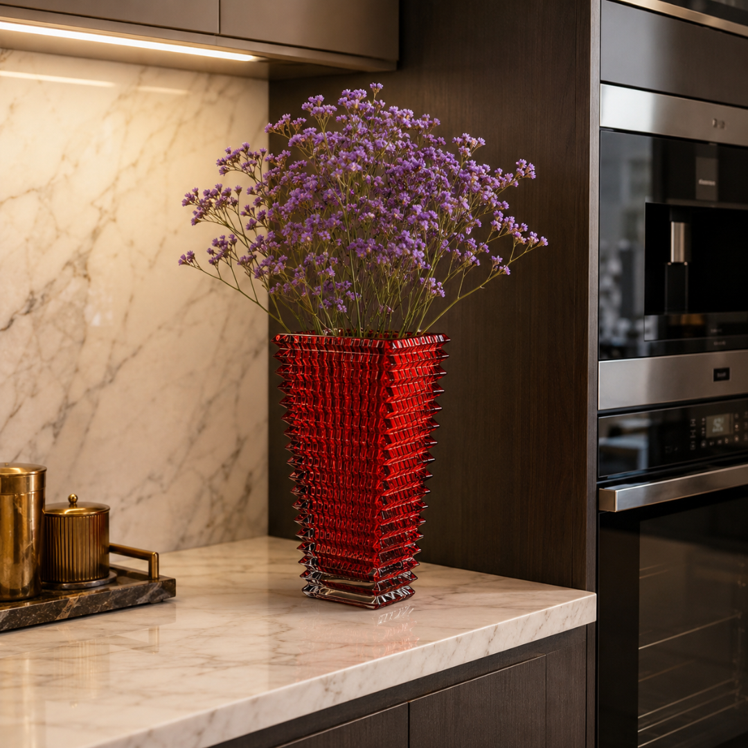 Vase cristal couleur