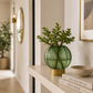 Vase vert emeraude