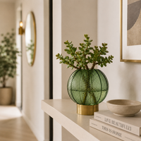Vase vert emeraude