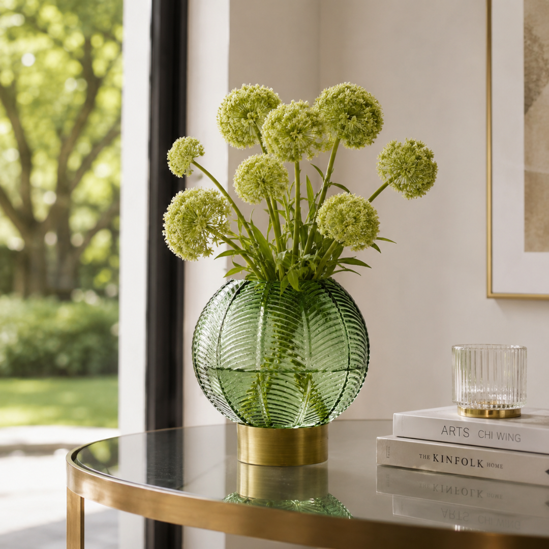 Vase vert emeraude