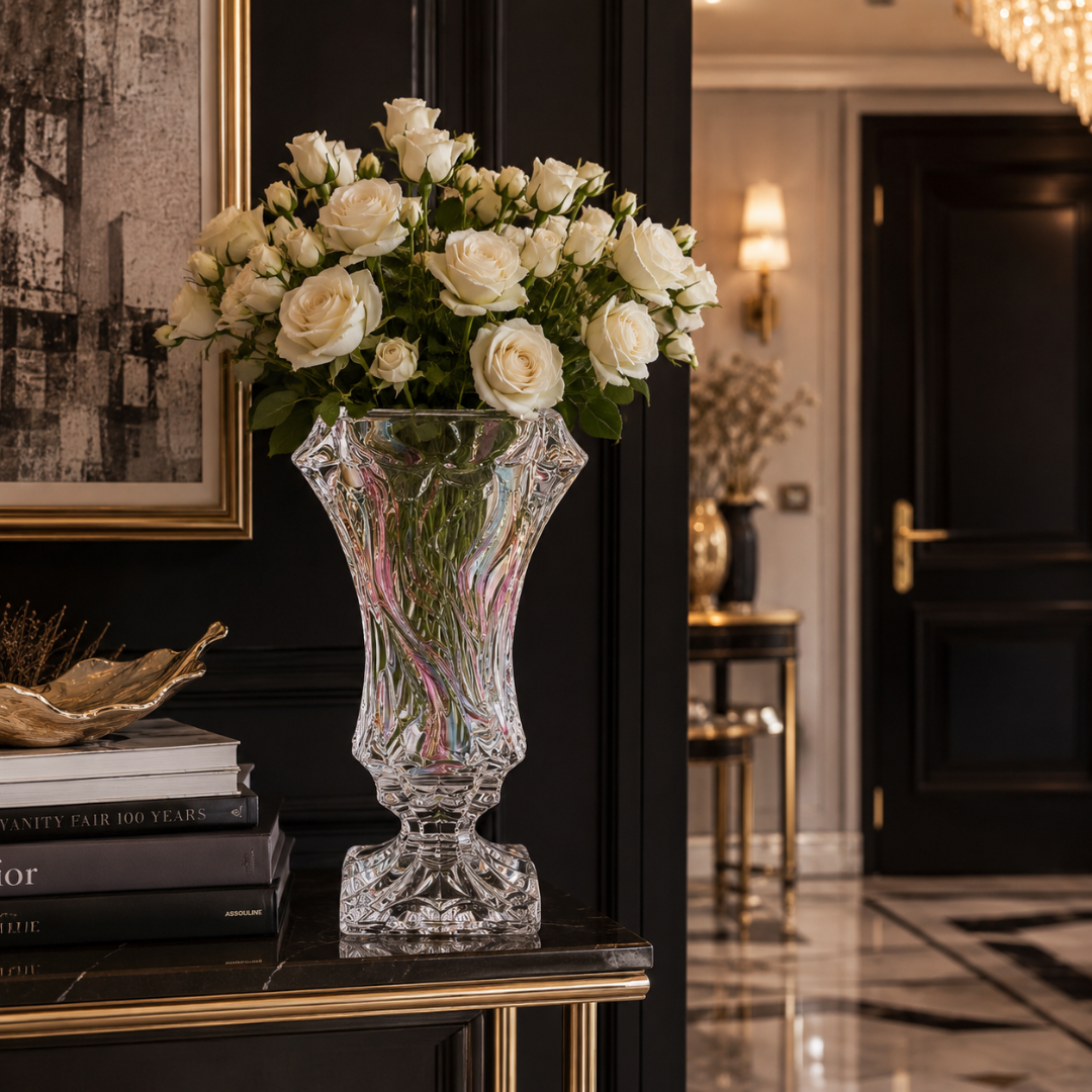Vase cristal moderne