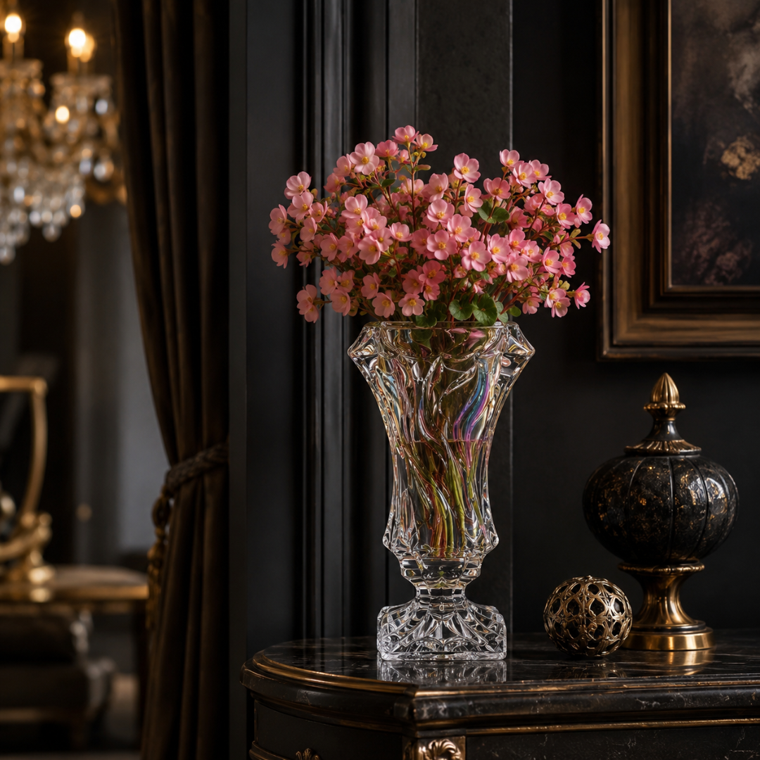 Vase cristal moderne