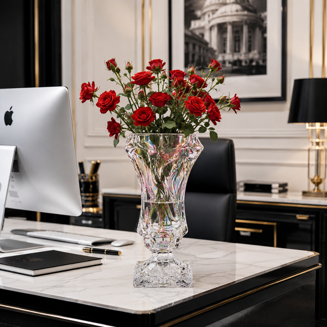 Vase cristal moderne