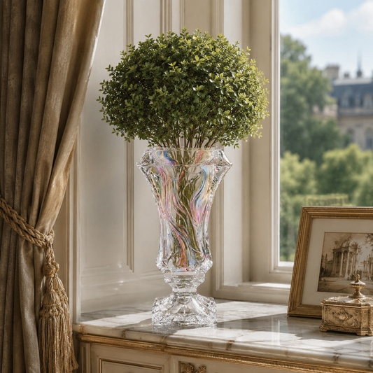 Vase cristal moderne