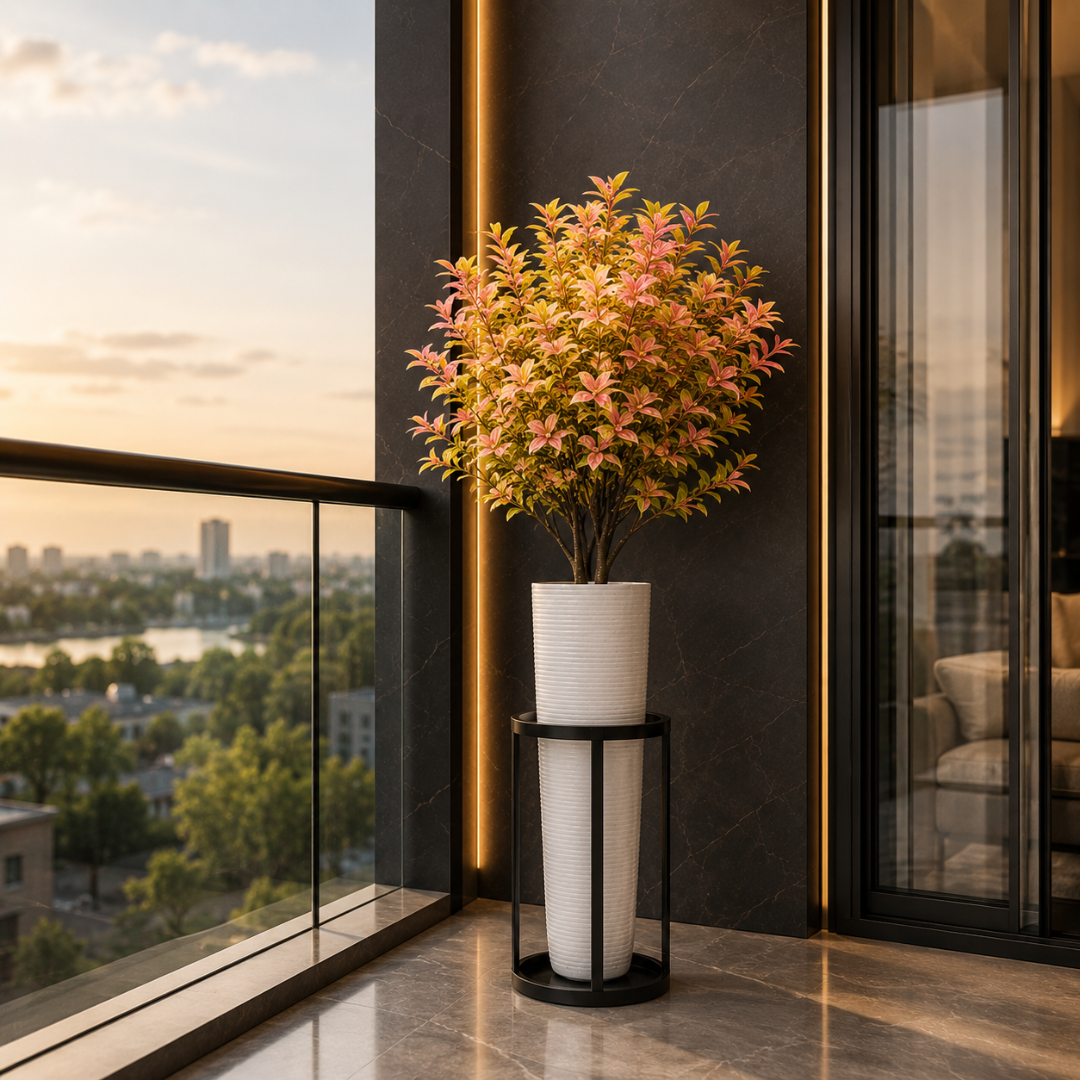 Grand vase blanc 60 cm