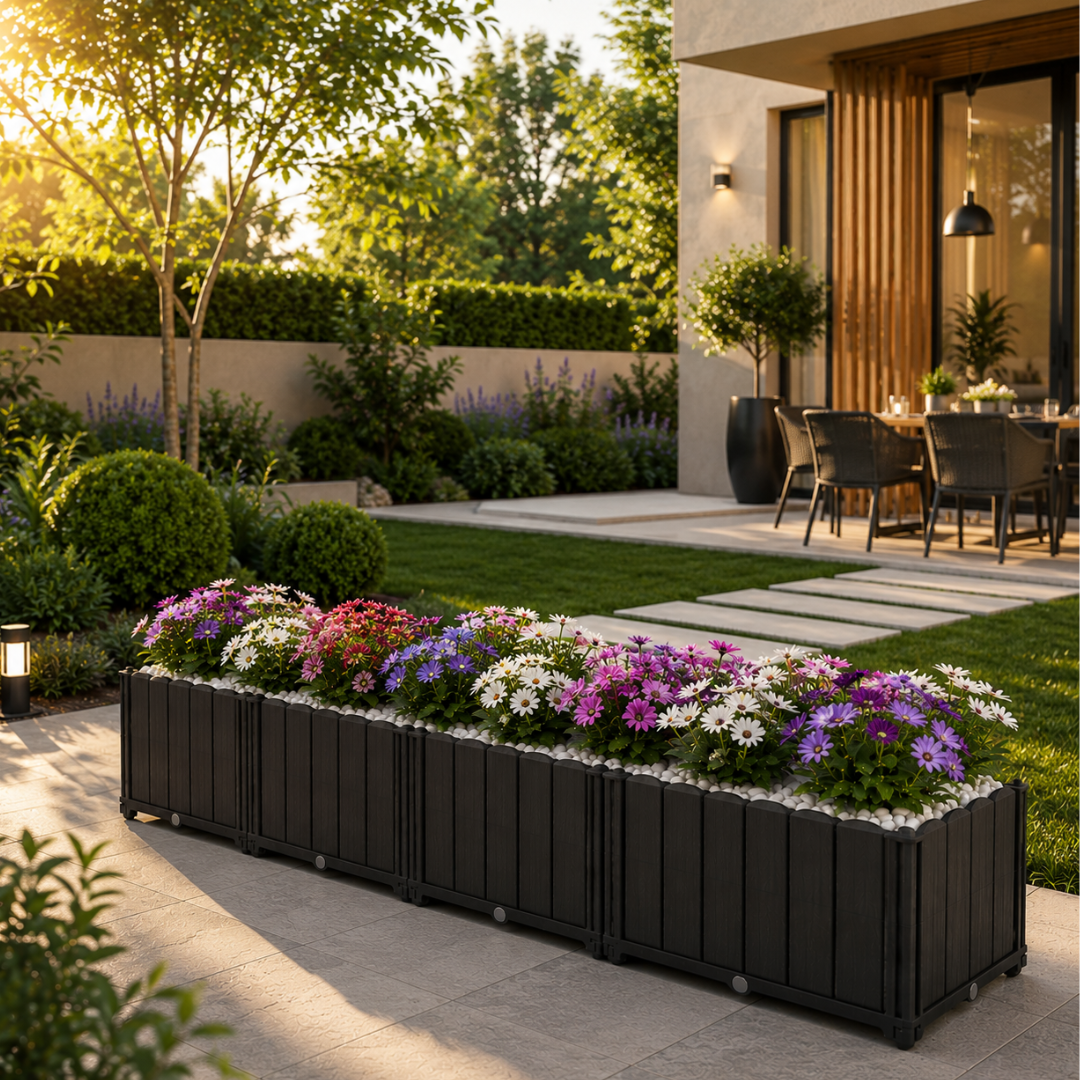Grand bac à fleur pour terrasse
