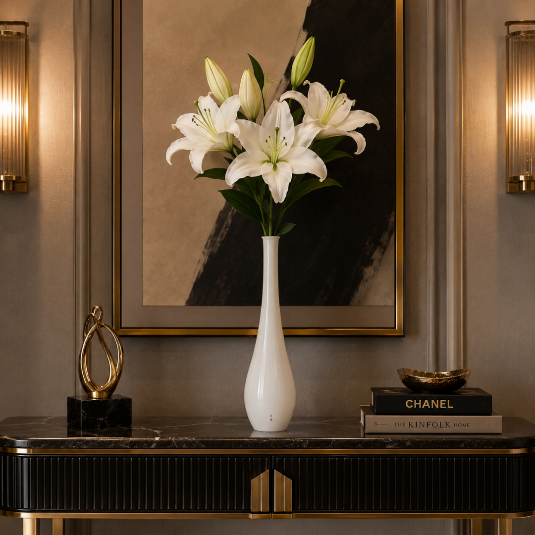Vase soliflore en verre