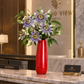 Grand vase rouge design
