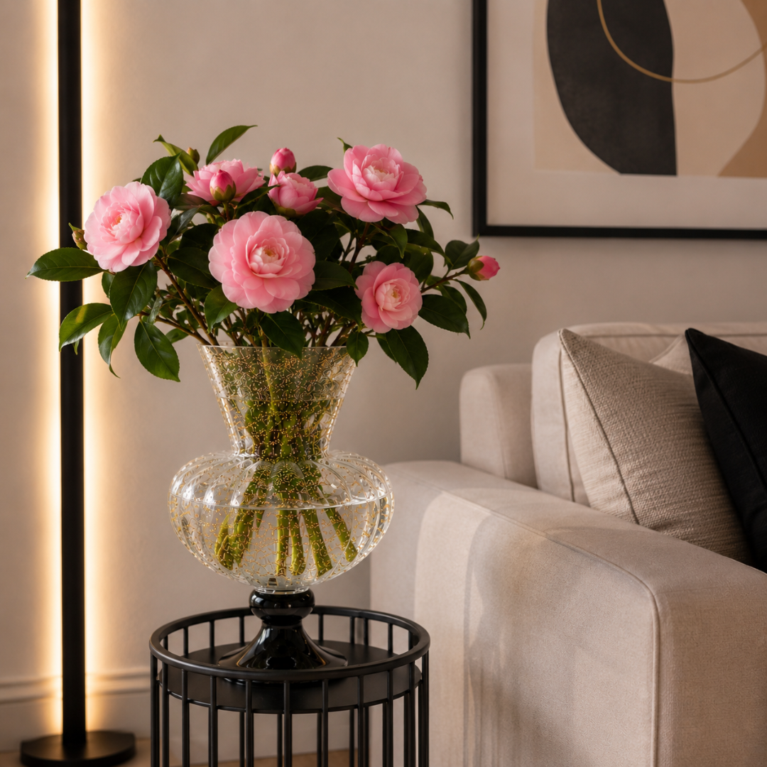 Vase sur pied