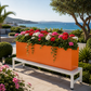 Support métal pour jardinière