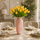 Grand vase rose