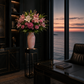 Grand vase rose