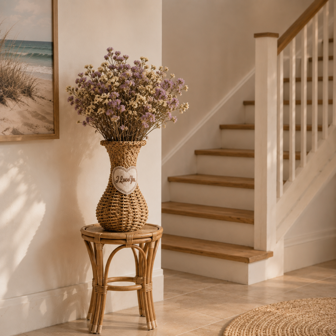 Vase en osier