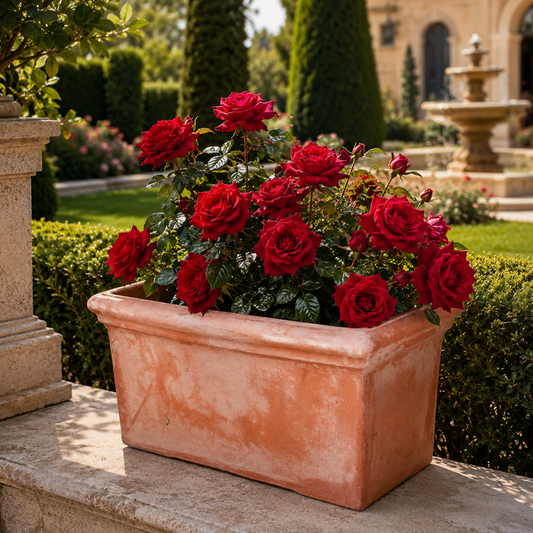 Jardinière en terre cuite 60 cm