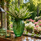 Vase vert foncé