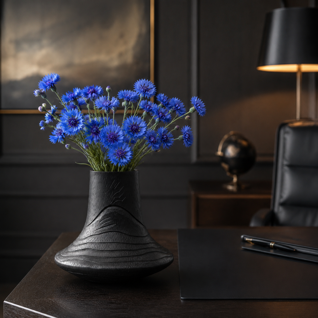 Vase en resine