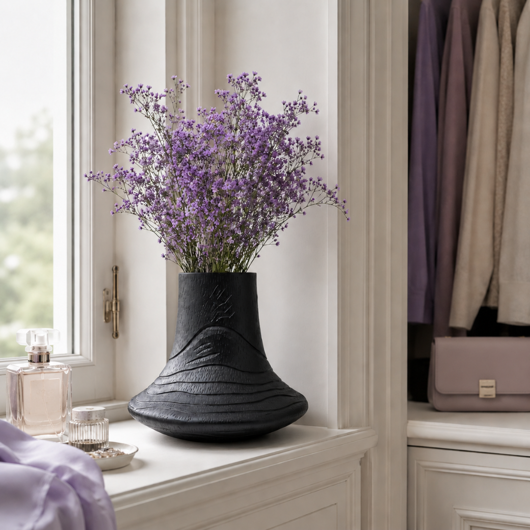 Vase en resine