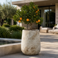 Grand vase extérieur moderne