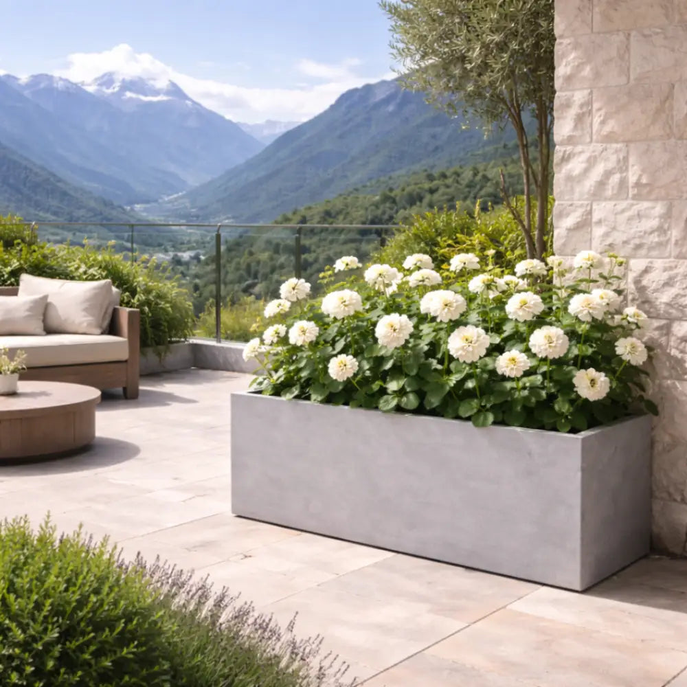 Jardinière rectangulaire xxl