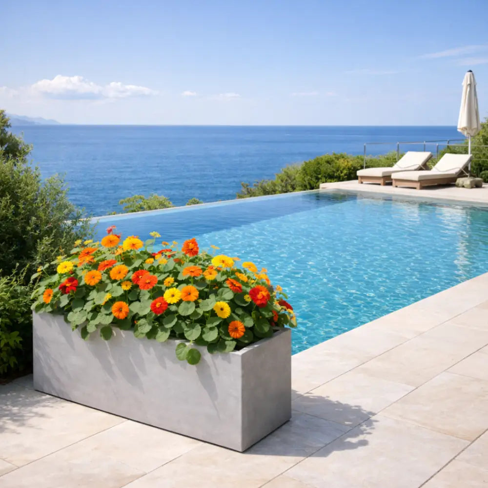 Jardinière rectangulaire xxl
