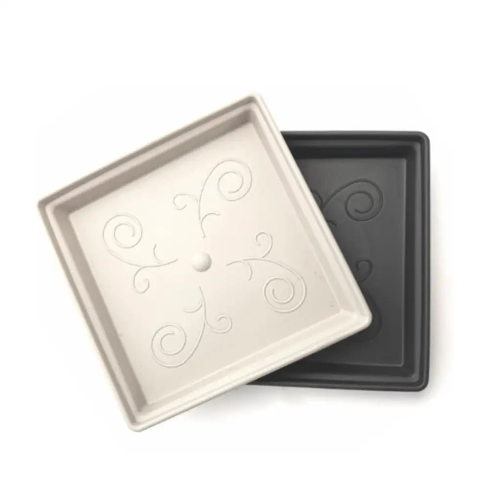 Coupelle carrée pour pot de fleur