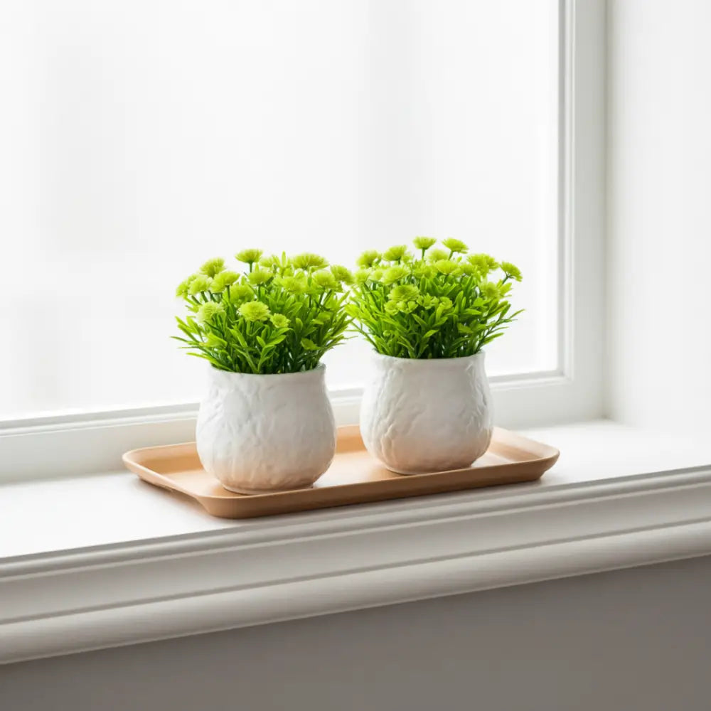 Coupelle rectangulaire pot de fleur